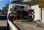 PM apreende moto com chassi e motor raspados durante patrulhamento em Guaçuí