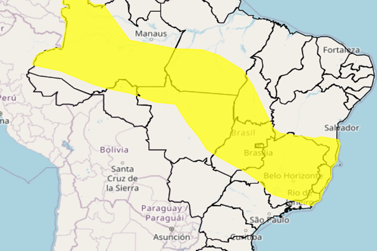 imagem ilustra INMET faz alerta importante para o Sul do ES; veja o que pode acontecer-inmet-previsao.