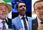 No 1º turno Lula tem 39%, Flávio tem 35% e Augusto Cury, 9%, aponta pesquisa BTG/Nexus
