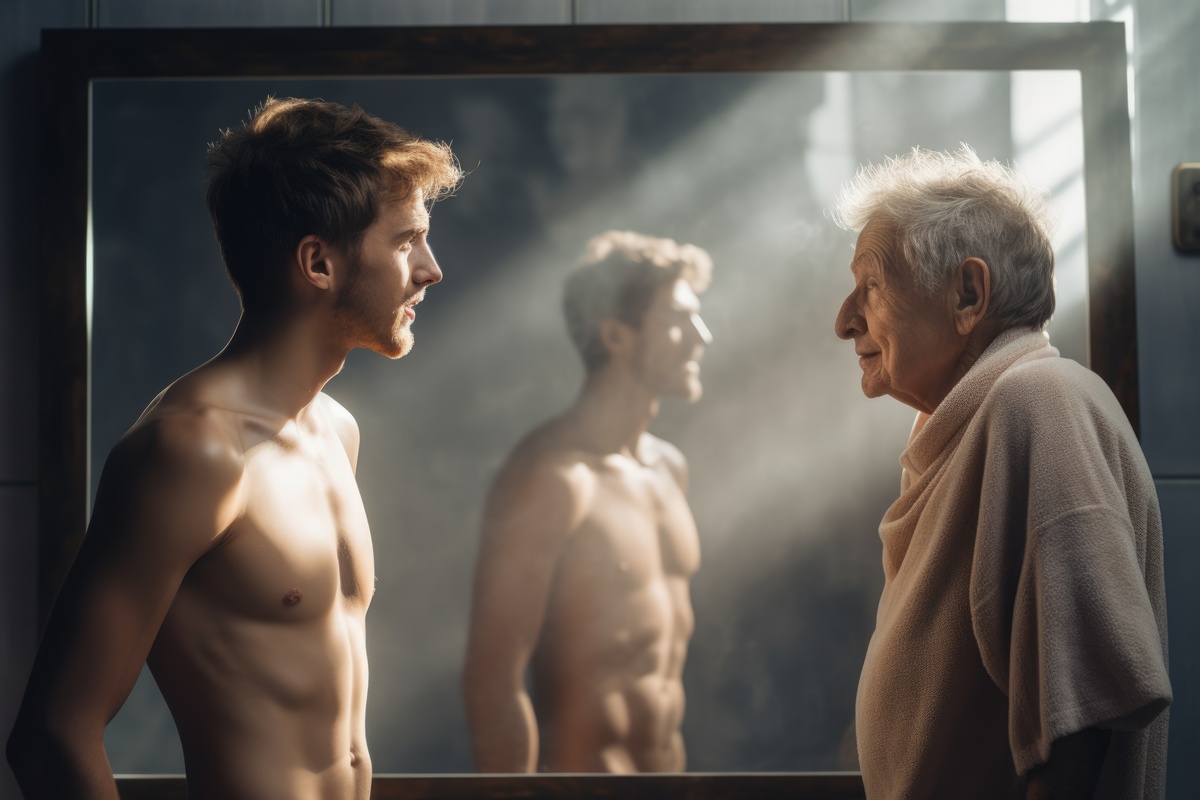 A foto mostra hoemm em fases diferentes