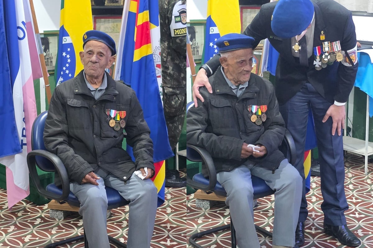 veterano da FEB em Guaçuí