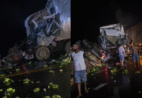 Motorista morre em acidente entre caminhão e carreta em Mimoso do Sul
