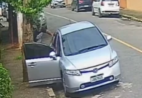 Câmeras flagram momento em que homem esfaqueia ex e foge em Cachoeiro 