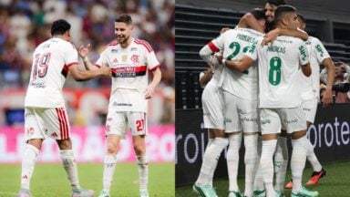 Flamengo e Palmeiras: quem tem a tabela mais difícil até o fim do Brasileirão?