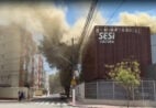 VÍDEO | Incêndio atinge Sesi de Jardim da Penha e aulas são suspensas