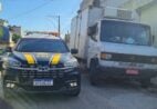 PRF recupera caminhão roubado e prende motorista na BR-101 em Itapemirim