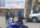 VÍDEO | Motociclista fica ferido após colisão com carro na Linha Vermelha, em Cachoeiro