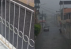 Granizo e ventos fortes surpreendem moradores durante temporal em Guaçuí